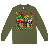 Army Green this is my christmas movies watching blanket Long Sleeve Tee - Zillion Design Studio