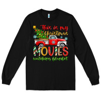 Black this is my christmas movies watching blanket Long Sleeve Tee - Zillion Design Studio