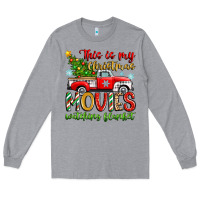 Heather Grey this is my christmas movies watching blanket Long Sleeve Tee - Zillion Design Studio