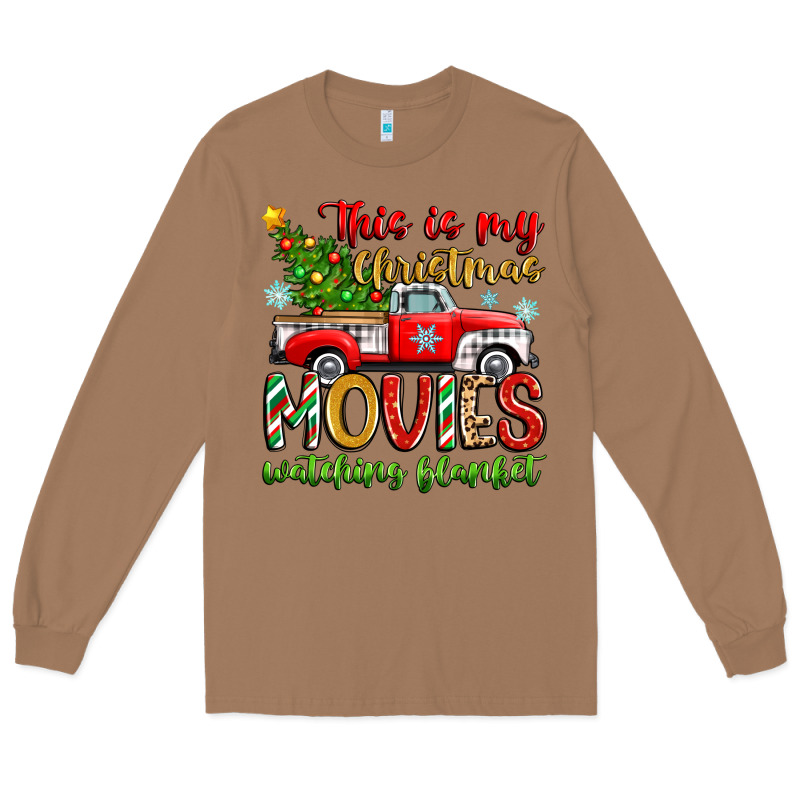 This Is My Christmas Movies Watching Blanket Long Sleeve Tee by Zillion Design Studio | Teevron