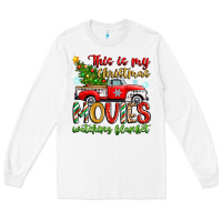 White this is my christmas movies watching blanket Long Sleeve Tee - Zillion Design Studio