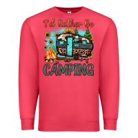 Cardinal i'd rather be camping Premium Sweatshirt - JahusDesignShop