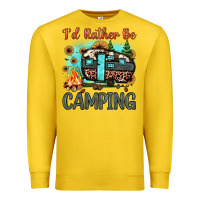 Lemon i'd rather be camping Premium Sweatshirt - JahusDesignShop