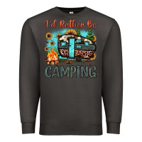Smoke i'd rather be camping Premium Sweatshirt - JahusDesignShop