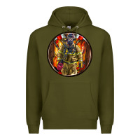 Army Green firefighter coasters Premium Hoodie - AdoDesignShop