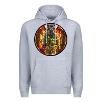 Heather Grey firefighter coasters Premium Hoodie - AdoDesignShop