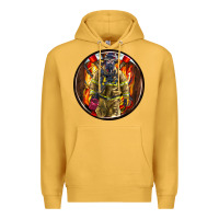 Mustard firefighter coasters Premium Hoodie - AdoDesignShop