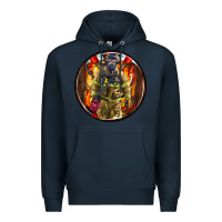 Navy firefighter coasters Premium Hoodie - AdoDesignShop