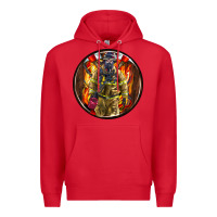 Red firefighter coasters Premium Hoodie - AdoDesignShop