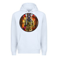 White firefighter coasters Premium Hoodie - AdoDesignShop