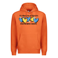 Carrot it's okay to be little extra down syndrome awarene Premium Hoodie - MaliasSmallBusiness