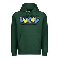 Sports Green it's okay to be little extra down syndrome awarene Premium Hoodie - MaliasSmallBusiness