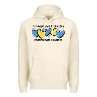 Tofu it's okay to be little extra down syndrome awarene Premium Hoodie - MaliasSmallBusiness