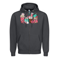 Smoke nurse coffee cups Zipper Hoodie - texasbilliewilder