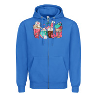 True Royal nurse coffee cups Zipper Hoodie - texasbilliewilder
