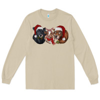Mushroom Christmas Cows Long Sleeve Tee - RanaPortraitStore