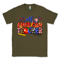 Army Green all american teacher Classic Tee - texasbilliewilder