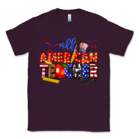 Plum all american teacher Classic Tee - texasbilliewilder