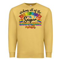 Antique Gold wishing all of the transphobes uncomfortable month Premium Sweatshirt - Artiststas