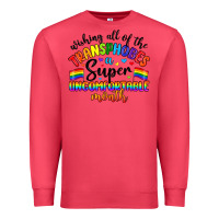 Cardinal wishing all of the transphobes uncomfortable month Premium Sweatshirt - Artiststas