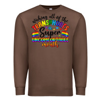 Chestnut wishing all of the transphobes uncomfortable month Premium Sweatshirt - Artiststas