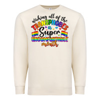 Sandshell wishing all of the transphobes uncomfortable month Premium Sweatshirt - Artiststas