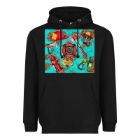 Black firefighter elementary Heavyweight Hoodie - HRA Design Shop
