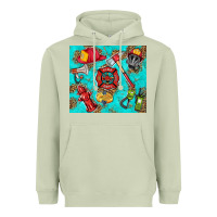 Matcha firefighter elementary Heavyweight Hoodie - HRA Design Shop