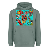 Sage firefighter elementary Heavyweight Hoodie - HRA Design Shop