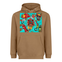 Toasted Coconut firefighter elementary Heavyweight Hoodie - HRA Design Shop