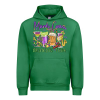 Emerald mardi gras drinking team Urban Hoodie - MaliasSmallBusiness
