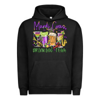 Pigment Black mardi gras drinking team Urban Hoodie - MaliasSmallBusiness
