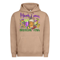 Pigment Burro mardi gras drinking team Urban Hoodie - MaliasSmallBusiness