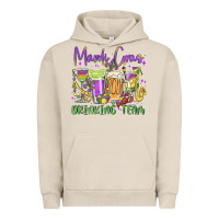 Pigment French Oak mardi gras drinking team Urban Hoodie - MaliasSmallBusiness