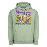 Pigment Oil Green mardi gras drinking team Urban Hoodie - MaliasSmallBusiness