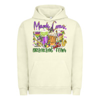 Pigment Pistachio mardi gras drinking team Urban Hoodie - MaliasSmallBusiness
