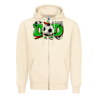 Sandshell dad soccer Zipper Hoodie - Zillion Design Studio