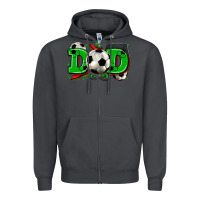 Smoke dad soccer Zipper Hoodie - Zillion Design Studio