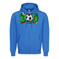 True Royal dad soccer Zipper Hoodie - Zillion Design Studio
