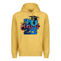 Antique Gold class of 2025 Premium Hoodie - MaliasSmallBusiness
