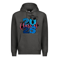 Charcoal Heather class of 2025 Premium Hoodie - MaliasSmallBusiness