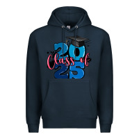Navy class of 2025 Premium Hoodie - MaliasSmallBusiness