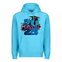 Ocean Blue class of 2025 Premium Hoodie - MaliasSmallBusiness