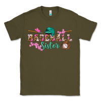 Army Green baseball sister Classic Tee - BundleAndBundleShop