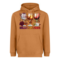 Meerkat hallothanksmas halloween thanksgiving  christmas wine Heavyweight Hoodie - FaDigitalArtStudio