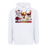 White hallothanksmas halloween thanksgiving  christmas wine Heavyweight Hoodie - FaDigitalArtStudio