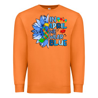 Carrot in april we wear blue sunflower Premium Sweatshirt - Artiststas