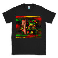 Black steppin into juneteenth Classic Tee - Zillion Design Studio