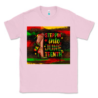 Bubblegum Pink steppin into juneteenth Classic Tee - Zillion Design Studio