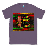 Lavender steppin into juneteenth Classic Tee - Zillion Design Studio